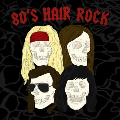 80's Hair Rock album artwork
