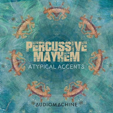 Percussive Mayhem: Atypical Accents album artwork